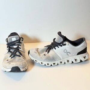 On Running Women's Athletic Shoes in White and Black